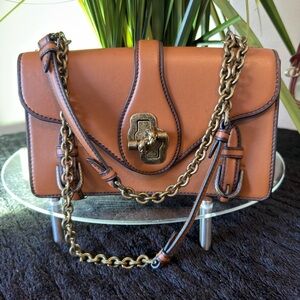 Bottega Veneta Tan Leather  City Knot Crossbody Bag